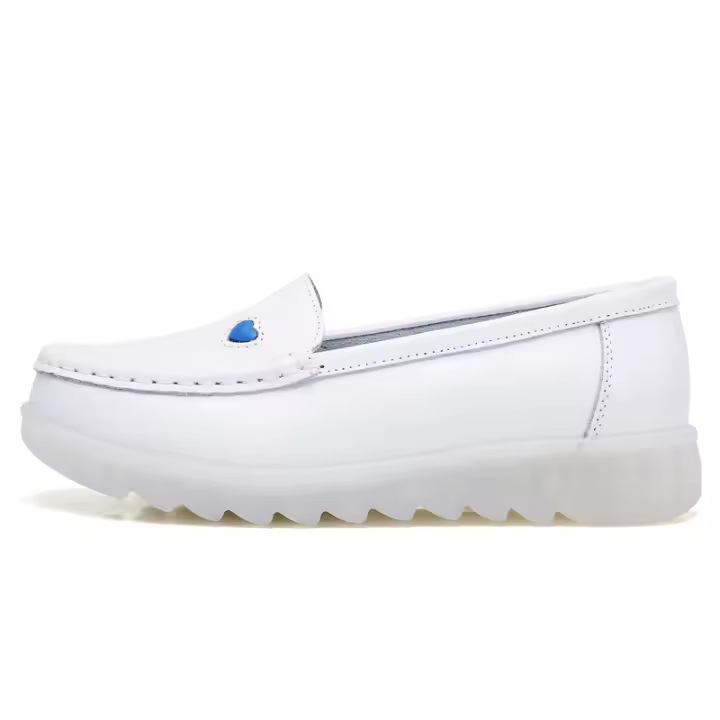 Zapatos de enfermera para mujer, antideslizantes, cómodos, transpirables, suela suave, ligeros, informales, calzado para caminar - 1