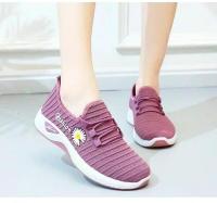 Zapatos Deportivos Casuales para Mujer Estilo Otoño Nuevo Zapatos de Tela de Pekín Antiguo Tejidos a la Moda Zapatos de Caminar con Margaritas - details 14