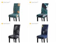 Funda elástica de LICRA para silla de comedor, 1 unidad, lavable y extraíble - details 4
