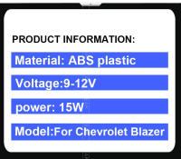 Cargador inalámbrico para automóvil de batería de teléfono móvil Qi Accesorios de Chevrolet Blazer Modificación de producto automotriz 2020 2021 2022 Fabricado en China - details 2