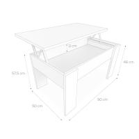 mesa centro elevable