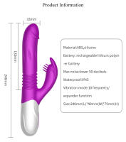 FOX T20 juguete Sexy avanzado, varilla de vibración de expansión telescópica, calefacción eléctrica, estimulación Sexual de nivel superior - details 9