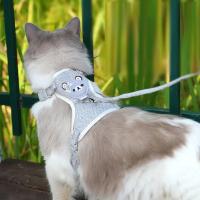 Conjunto de arnés y correa para gato, chaleco ajustable a prueba de Escape para perro, malla transpirable para gato y gatito - details 21