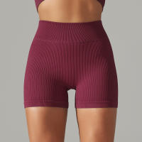Hamidou-pantalones cortos deportivos para mujer, mallas transpirables de cintura alta para Yoga, correr, ciclismo, entrenamiento, gimnasio, Verano - details 22