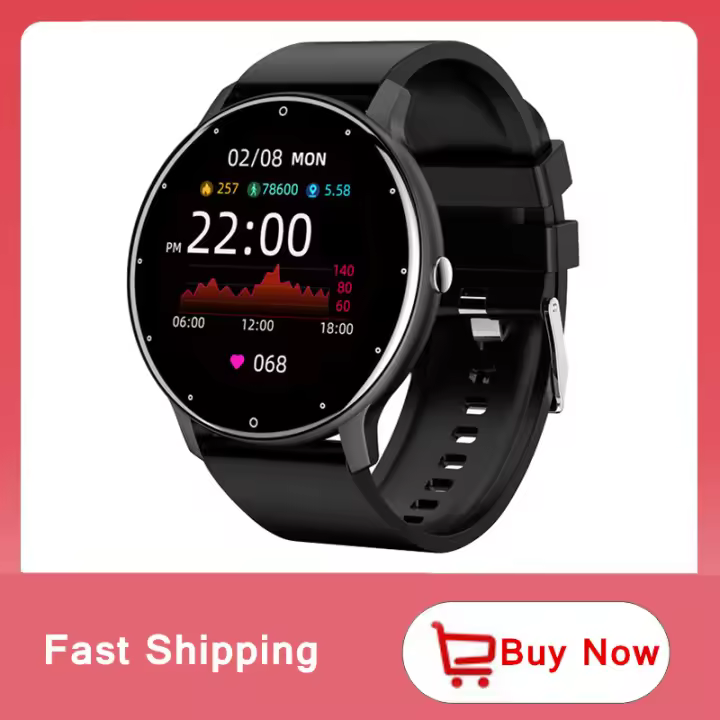 Reloj Inteligente de Pantalla Completa Táctil Android Wear Resolución 240x240 - 1