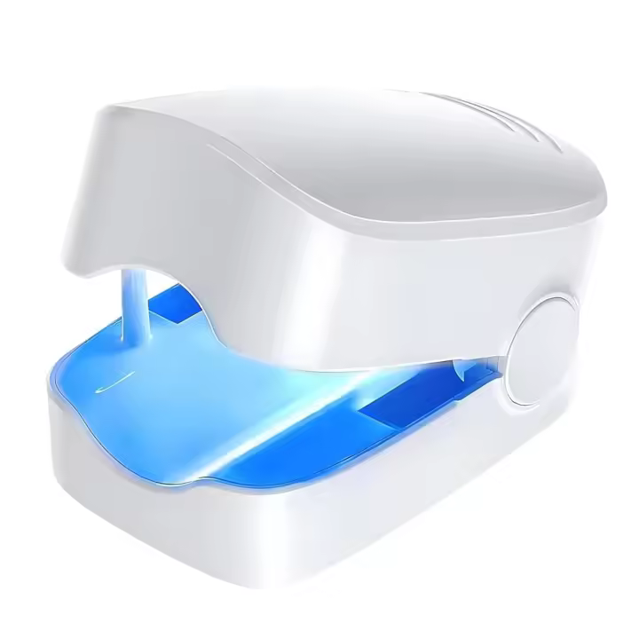 Dispositivo láser antifúngico, equipo de limpieza de uñas para infecciones de dedos y dedos, para uñas gruesas y descoloridas dañadas, eficaz removedor de hongos de uñas recargable para uso doméstico - 1
