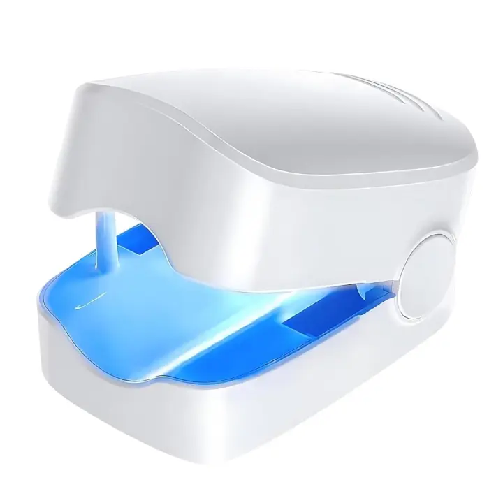 Dispositivo láser antifúngico, equipo de limpieza de uñas para infecciones de dedos y pies, para uñas y uñas gruesas y descoloridas dañadas, eficaz removedor de hongos de uñas recargable para uso doméstico - 1