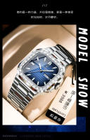 Marca suiza de lujo nuevo reloj de hombre con doble calendario reloj de diamantes - details 6