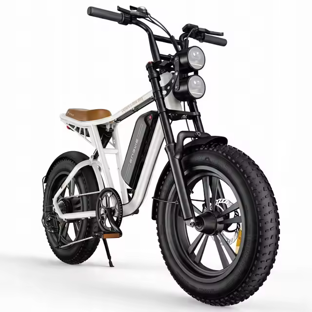 Engwe M20 48v13ah bicicleta eléctrica para hombre/mujer blanco grueso - 1