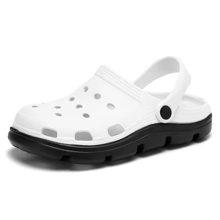 Zuecos antideslizantes para hombre, sandalias de playa con correa ajustable, zapatillas para el hogar - 1
