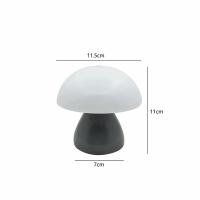 Lámpara de mesa con forma de seta, escritorio táctil de carga, cafetería, decoración de dormitorio de hotel, ambiente creativo nórdico, luz nocturna pequeña - details 1