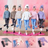 Juego de accesorios de muñeca de juguete para niños, Ropa para Niñas, pantalones, ropa informal, sombreros, suéteres, 29 ~ 32cm, accesorios de ropa para muñecas, 1 Juego - details 1