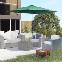 Parasol de Jardín con Manivela Ø295x250 cm Inclinable y Desmontable de Metal para Balcón, Piscina, Patio - details 46