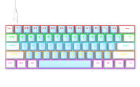 Teclado mecánico K98, eje azul, eje rojo, moldeo por inyección de dos colores con cable, periféricos de juego de teclas de sublimación térmica - details 43