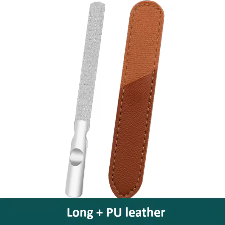 Upgraded Double Sided Nail Files Stainless Steel Manicure Pedicure Grooming For Professional Finger Toe Nail Care Tools - 1