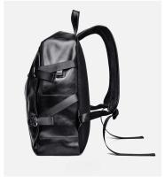 Mochila Casual Vintage de Cuero PU Suave Gran Capacidad Impermeable Bolsa de Hombro para Laptop - details 26