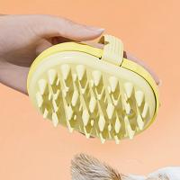 Cómodo cepillo de masaje para mascotas, portátil, eliminación de manchas, baño, cepillo para masaje del cuero cabelludo, Gel de ducha recargable, limpieza profunda - details 1