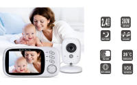 Monitor de Video y Audio para bebés, cámara para niños con Monitor LCD de 3,2 ", videovigilancia para niños con batería recargable - details 0