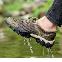 Zapatos casuales de verano para hombre, transpirables, de malla hueca, con suela suave, para senderismo y deportes al aire libre - details 5