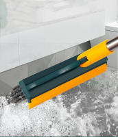 Nueva Escobilla De Limpieza Para El Hogar Con Mango Largo Cepillo De Cerda Para Huecos De Inodoro Herramienta De Limpieza Para Esquinas Y Ralladuras De Piso Y Ventanas V-Shape Ecológica Y Recargable - details 5