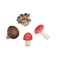 Figuras de hongos modelo vegetal Matsutake Oyste paisaje miniaturas simulación hongo planta Artificial modelo de hongo - details 14