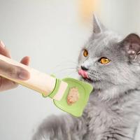 Cuchara exprimible para gato, dispensador de golosinas para gato, cuchara alimentadora para tratar en húmedo, suministros de alimentación y riego - details 2