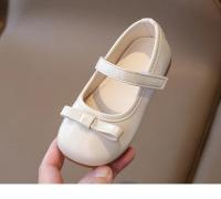 Zapatos de cuero para niñas, calzado de estilo coreano con fondo suave y pajarita, planos versátiles y elegantes, novedad de otoño, 2024 - details 12