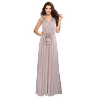 Vestido largo con vendaje sexy y espalda cruzada con múltiples correas y uso multidireccional - details 55