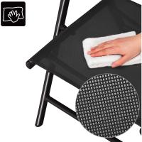2X Sillas de Jardín Plegables Antracita Asiento Ligero Aluminio Silla Reclinable 8 Posiciones hasta 120Kg - details 5