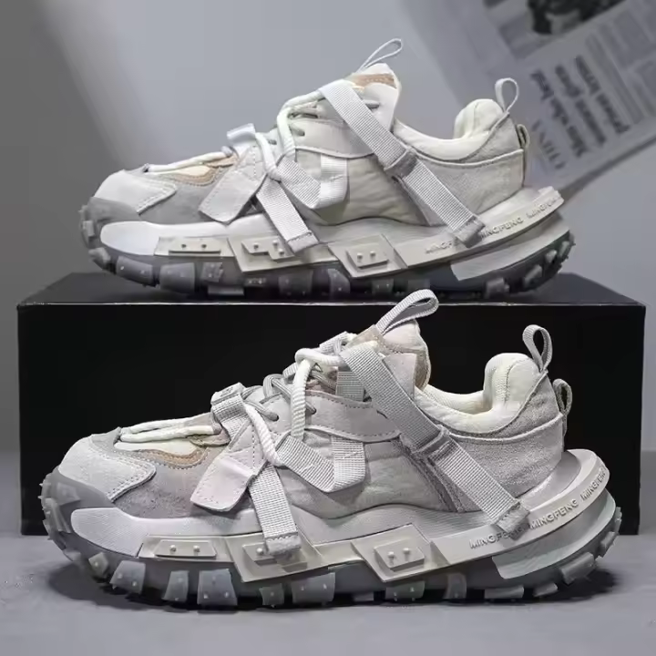 Zapatos de papá Retro viejos zapatos casuales para hombres nuevas zapatillas transpirables antideslizantes absorbentes de golpes para correr papá zapatos deportivos para mujer - 1