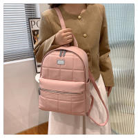 Mochila de Cuero Suave Versátil Retro Nueva Edición Coreana 2024 Bolso de Viaje de Moda Prism para Mujeres - details 5