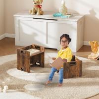 Set de Mesa y Silla Montessori Infantil de 1-3 Años Escritorio y Silla para Niños con Cajón - details 4