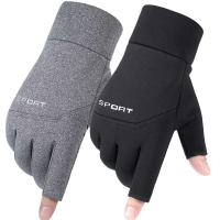 1 par de guantes de esquí antideslizantes para hombre y mujer, resistentes al agua, con pantalla táctil, para pesca en invierno - details 6
