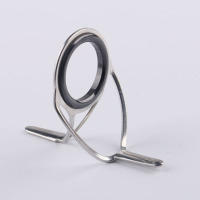 Kit de reparación de línea de anillo guía de dos pies, accesorios de pesca con bucle de alambre, guías de caña de pescar de acero inoxidable, puntas, anillos circulares - details 10