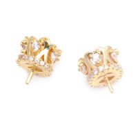 Colgante de Abalorio de Cuentas de Medio Agujero de Oro 18K Material de Metal de China - details 41