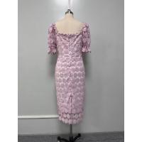 Nueva falda de viajero de estilo de encaje a la moda, vestido de longitud media envolvente en el pecho de Color sólido con cintura media de tres colores - details 24