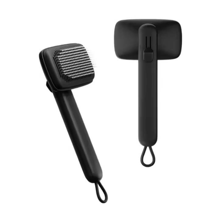 Peine profesional para el cuidado de mascotas, peine colgante portátil de aguja de acero inoxidable, lavable, fácil de operar, peine para cortar perros, hogar - 1