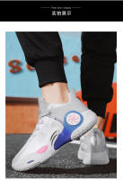 Pareja zapatos de baloncesto medio ayuda zapatillas de deporte real zapatos de entrenamiento - details 5