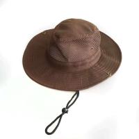 Sombrero de pescador de pesca de malla de verano al aire libre transpirable Casual fresco montañismo sol (7 colores) - details 5