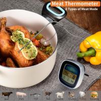 Termómetro digital instantáneo para carne, cocina, pantalla grande para parrilla, barbacoa, horno, cocina - details 0