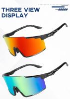 Scvcn-gafas de sol de moda Y2K para hombre y mujer, lentes de lujo para deportes al aire libre, correr, carreras, UV400, bicicleta de montaña - details 11