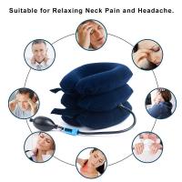 Retractor de vértebra inflable de aire de 3 capas, almohada de cuello en U, soporte para el cuello, tratamiento del Tractor, tracción del dolor de cabeza Cervical - details 5