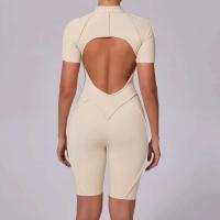 Monos Deportivos de Yoga Fiess Mangas Cortas, Espalda Abierta, Talla Única para Mujeres - details 35