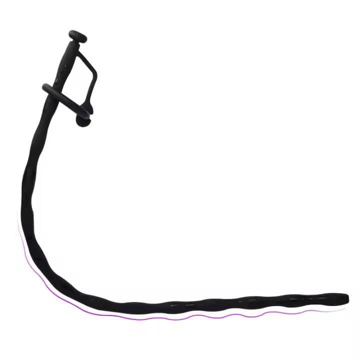 Dilatador de catéter hueco de silicona para hombres, juguete sexual para adultos, irritación de los ojos de caballo, tapón Gay, inserción uretral - 1