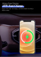 Nephy Cargador de Coche Inalámbrico Rápido de 15W Soporte de Teléfono para Magsafe IPhone 14 13 12 Pro Max Samsung Macsafe Air Vent de Taiwán - details 4