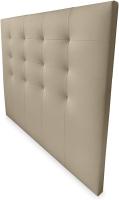 Molo Paris Acolchado de Alta Gama Tapizado en Piel Tamaño 160 x 120 cm Poste de Cama 150 Blanco - details 27
