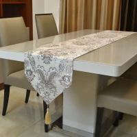Campeones elegantes bordados de tejido Jacquard posmoderno clásico chino, decoración del hogar, mesa de cena, bandera, misma estera - details 6