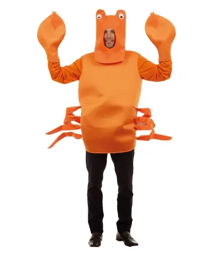 Disfraz de cangrejo de carnaval europeo para hombre - 1