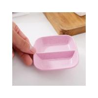 Creative Wheat Straw Seasoning Dish Kitchen Snack Sauce Plate Household Tableware Sauce Dipping Snack Dish - details 6