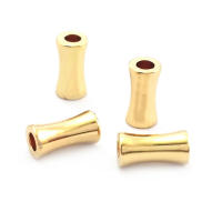 Cuentas de Pulsera de Brasso Dorado Mate Forma de Cilindro Ideal para Hacer Joyería DIY - details 8